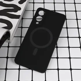 Futrola - maska Magsafe Pure color za Samsung S937 Galaxy S25 Edge crna.