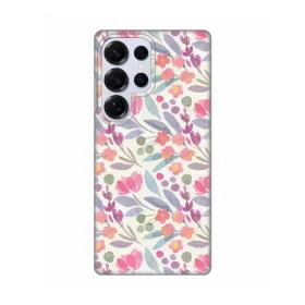 Silikonska futrola - maska print za Samsung S938 Galaxy S25 Ultra Watercolor Flowers.