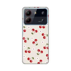 Silikonska futrola - maska print za ZTE Blade A54 Cherry and Flowers.