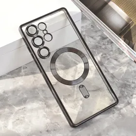 Futrola - maska Magsafe Lux za Samsung S938 Galaxy S25 Ultra crna.