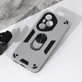 Futrola - maska Hard Ring za Huawei Honor 400 Pro siva.