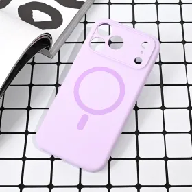 Futrola - maska Magsafe Pure color za iPhone 17 Pro Max 6.9 lila.