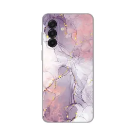 Silikonska futrola - maska print Skin za Samsung A175 Galaxy A17 Pink Marble.