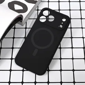 Futrola - maska Magsafe Pure color za iPhone 17 Pro Max 6.9 crna.