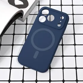Futrola - maska Magsafe Pure color za iPhone 17 Pro 6.3 plava.