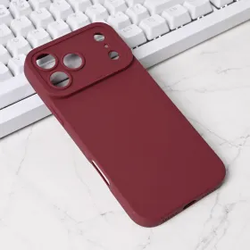 Futrola - maska Silikon Pro Camera za iPhone 17 Pro Max 6.9 bordo.