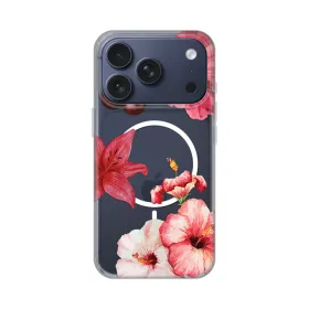 Futrola - maska print Magsafe za iPhone 17 Pro 6.3 Hibiscus.