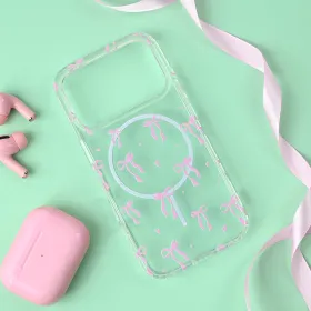 Futrola - maska print Magsafe za iPhone 17 Pro 6.3 Cute Bow.