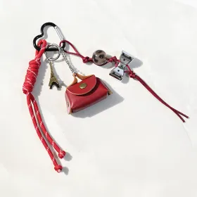 Privezak Fashion Bag bordo.