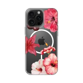 Futrola - maska print Magsafe za iPhone 16 Pro Max 6.9 Hibiscus.