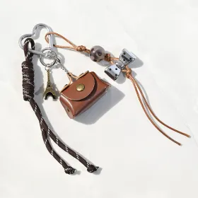 Privezak Fashion Bag braon.