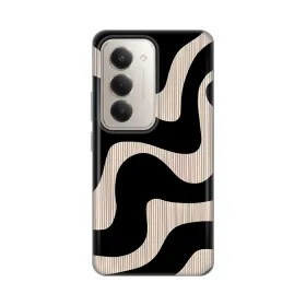 Silikonska futrola - maska print Skin za Xiaomi Redmi 15 4G Black Flow.