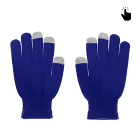 Rukavice za touchscreen RY M (22cm) tamno plave.