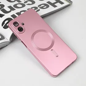 Futrola - maska Magsafe Chrome za Samsung A075F Galaxy A07 roze.