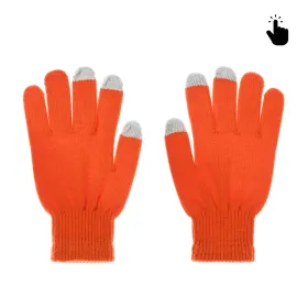 Rukavice za touchscreen RY M (22cm) narandzaste.
