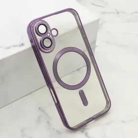 Futrola - maska CAMERA PROTECT MagSafe za iPhone 16 (6.1) ljubicasta (MS).