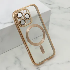 Futrola - maska CAMERA PROTECT MagSafe za iPhone 16 Pro (6.3) zlatna (MS).