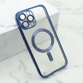 Futrola - maska CAMERA PROTECT MagSafe za iPhone 13 Pro Max (6.7) plava (MS).