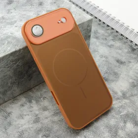Futrola - maska COLOR METAL MagSafe II za iPhone AIR (6.6) narandzasta (MS).