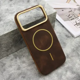 Futrola - maska LUX SKIN MagSafe za iPhone 17 Pro Max (6.9) bronza (MS).