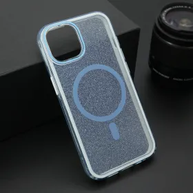Futrola - maska CRYSTAL MagSafe za iPhone 14 (6.1) plava (MS).