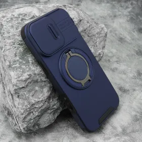 Futrola - maska DEFENDER CAMSHIELD za iPhone 16 Pro Max (6.9) plava (MS).