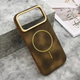 Futrola - maska LUX SKIN MagSafe za iPhone 17 Pro Max (6.9) zlatna (MS).