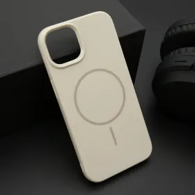 Futrola - maska JELLY MagSafe za iPhone 13 (6.1) titanijum (MS).