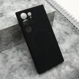 Futrola - maska FLEX MagSafe za Samsung Galaxy S23 Ultra crna (MS).