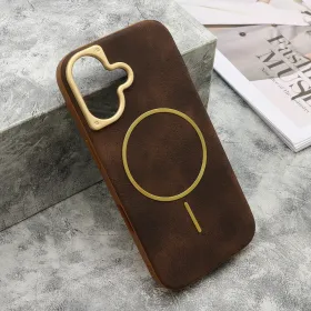 Futrola - maska LUX SKIN MagSafe za iPhone 17 (6.3) bronza (MS).