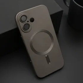Futrola - maska ELEGANT MAGSAFE za iPhone 17 (6.3) siva (MS).
