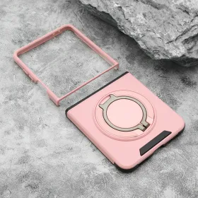 Futrola - maska DEFENDER CAMSHIELD za Samsung F751B Galaxy Z Flip 7 5G roze (MS).