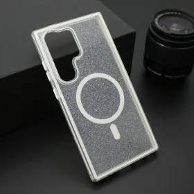 Futrola - maska CRYSTAL MagSafe za Samsung S928 Galaxy S24 Ultra 5G bela (MS).