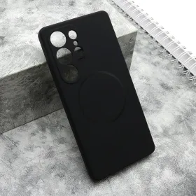 Futrola - maska FLEX MagSafe za Samsung S938 Galaxy S25 Ultra 5G crna (MS).