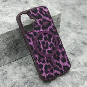 Futrola - maska ROAR STYLE MagSafe za iPhone 16 (6.1) ljubicasta (MS).