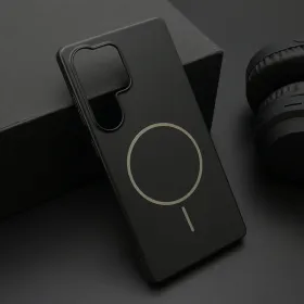 Futrola - maska PURE mat MagSafe za Samsung S938 Galaxy S25 Ultra 5G crna (MS).