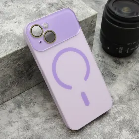 Futrola - maska PASTELPOP MagSafe za iPhone 14 (6.1) ljubicasta (MS).