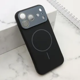 Futrola - maska PASTEL DREAMS MagSafe za iPhone 17 Pro Max (6.9) crna (MS).