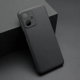Futrola - maska ultra tanki KOLOR za Motorola Moto G54 crna (MS).
