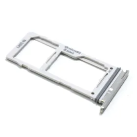 Ulozak za SIM/Micro SD za Samsung G973/G975 Galaxy S10/S10 Plus grey (MS).