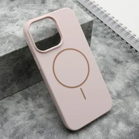 Futrola - maska FLEX MagSafe za iPhone 15 Pro Max (6.7) roze (MS).