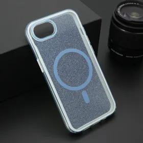 Futrola - maska CRYSTAL MagSafe za iPhone 16E (6.1) plava (MS).