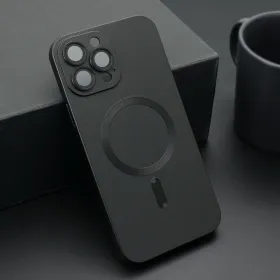 Futrola - maska ELEGANT MAGSAFE za iPhone 13 Pro Max (6.7) crna (MS).