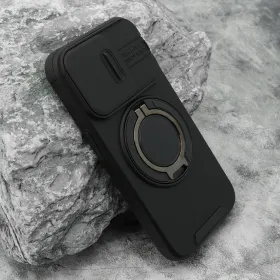 Futrola - maska DEFENDER CAMSHIELD za iPhone 16 Pro (6.3) crna (MS).