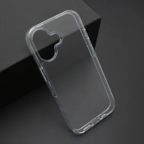 Futrola - maska COLOR FRAME za iPhone 17 (6.3) srebrna (providna) (MS).