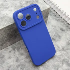 Silikonska futrola - maska Pro Camera za iPhone 17 Pro (6.3) tamno plava (MS).