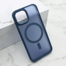 Futrola - maska SILKY MAGSAFE II za iPhone 12/12 Pro (6.1) plava (MS).