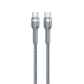 USB Data kabl Remax Fast charging 100W PD RC-172 Type C na Type C srebrni 1m.