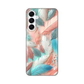 Silikonska futrola - maska print za Samsung A165F Galaxy A16 Pastel Feathers.