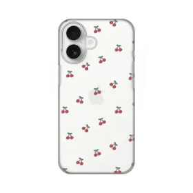 Silikonska futrola - maska print Skin za iPhone 16 6.1 Little Cherry.